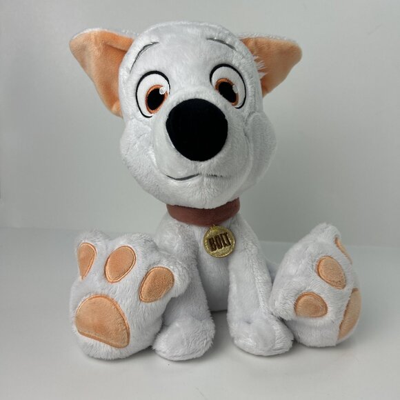 Disney Big Feet Plush Bolt Dog Puppy Lightning Parks Exclusive 10" - Picture 1 of 8